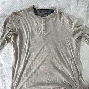 Weatherproof Gray Long Sleeve Tee